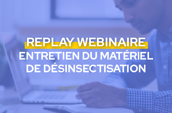 Entretien du matériel de désinsectisation